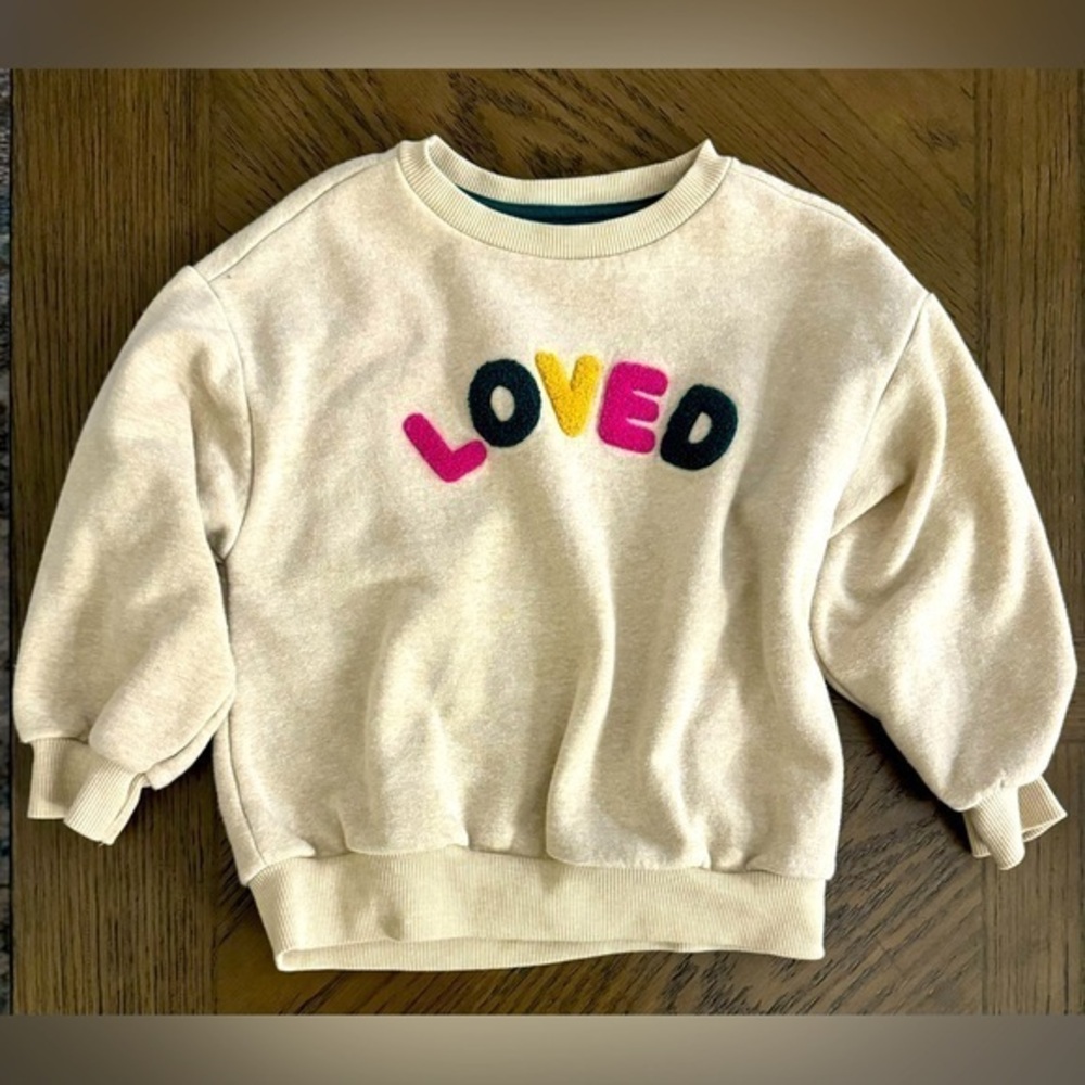 Old Navy Sweatshirt with LOVED script